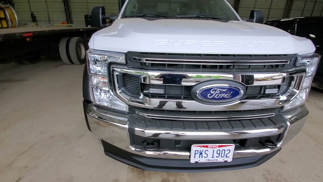 SoundOff Signal mPower On-Site Install, 2020 Ford F550 Dump Truck Construction Vehicle