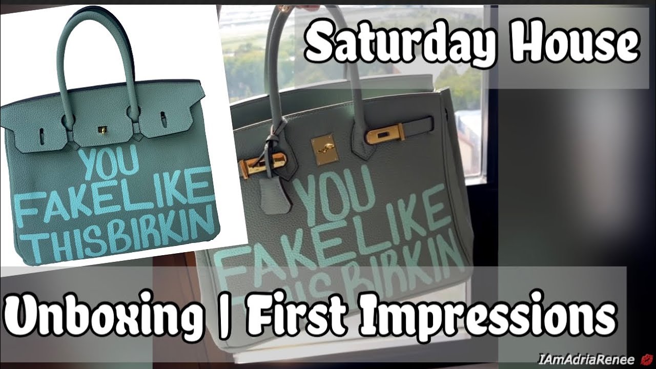 You Fake Like This Birkin 👜 | Saturday House | First Impressions | IAmAdriaRenee