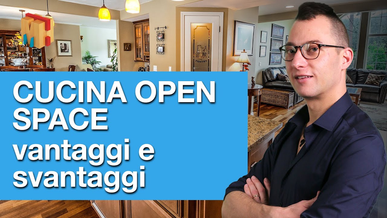 Cucina open-space: vantaggi e svantaggi