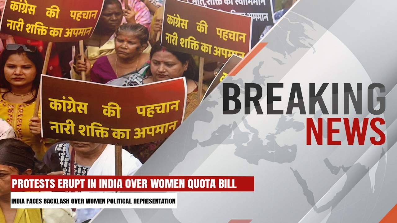Protests Erupt In India Over Women Quota Bill | Breaking News | Express 24/7