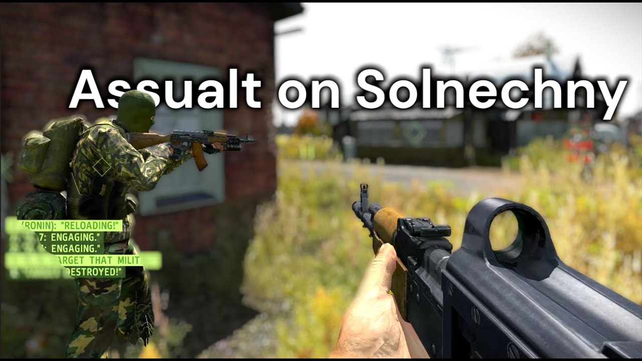 [ARMA 2] CHDKZ airborne assault on CDF in Solnechny. (May 15, 2009)