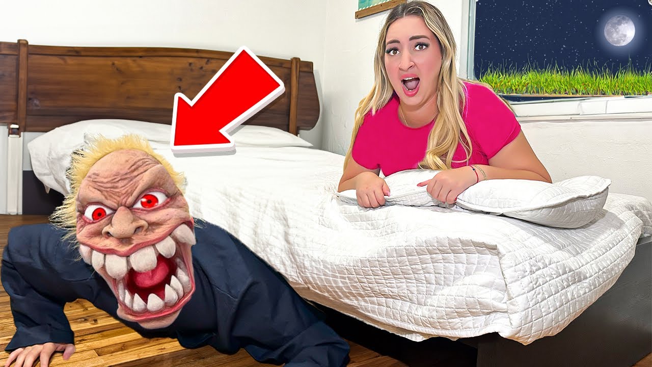 TEETH MONSTER IS HIDING UNDER MY BED...
