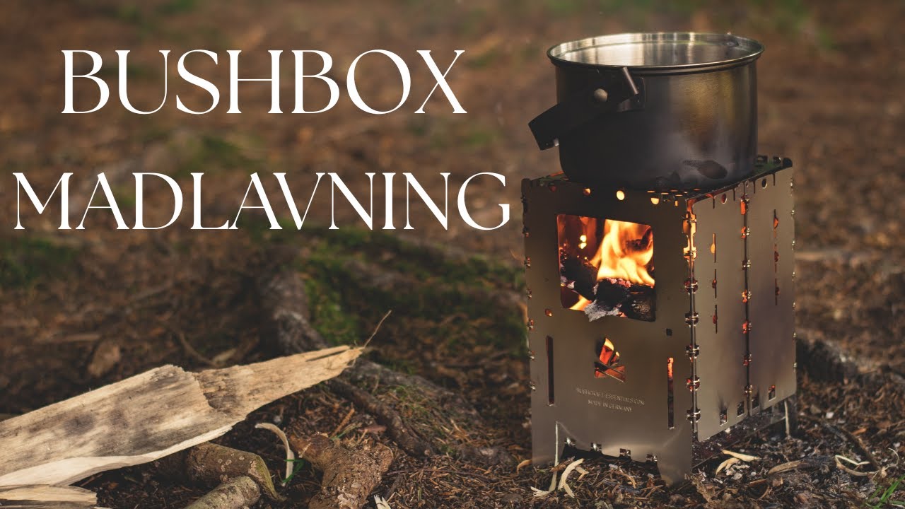 Madlavning i skoven over bushbox | Simpel b&aring;lmad i naturen | Vilde Danmark