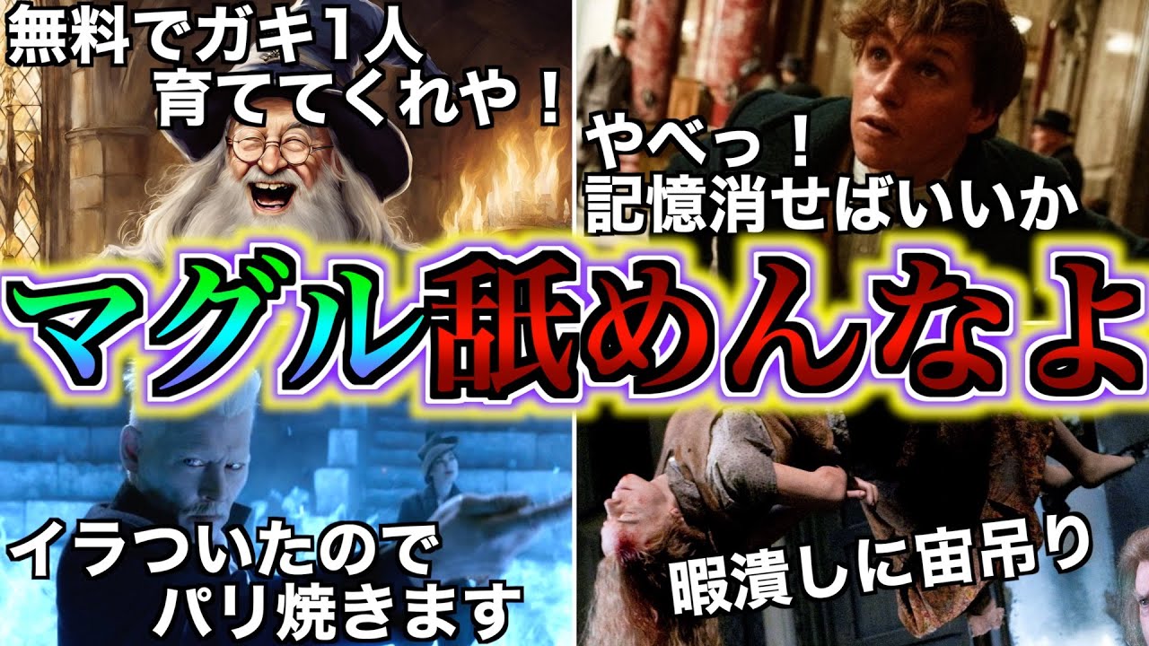 【マジでいい加減にしろ？】魔法界がマグルのことを舐め過ぎなのでこれまでの被害状況とマグルを代表して苦言を呈する！