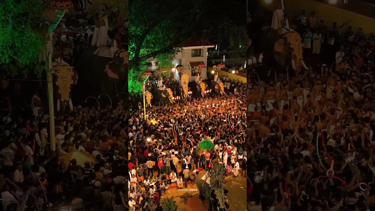 Arattupuzha Pooram 2025 | Drone View #droneview #pooram #incredibleindia #arattupuzhapooram
