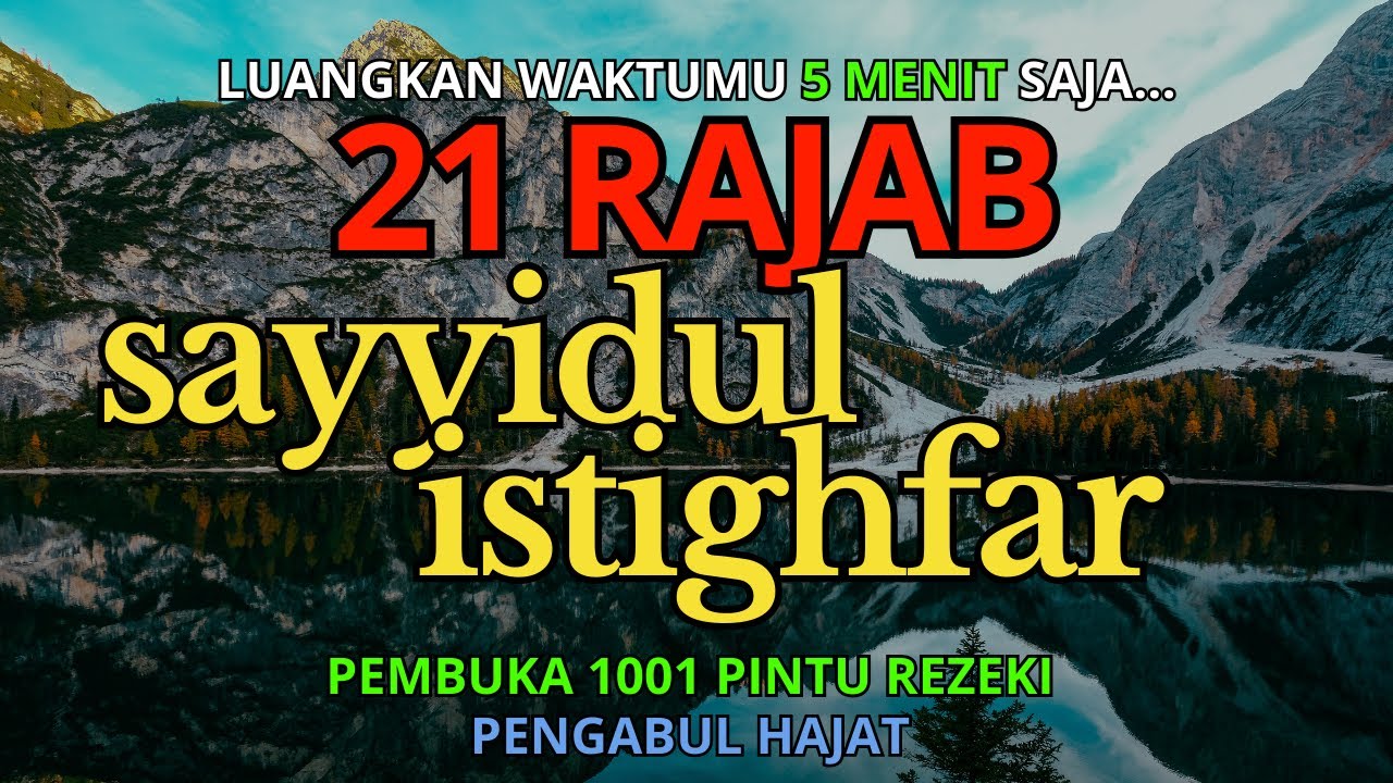 Putar Malam ini !! – Istighfar Taubat yang Mengharukan #7