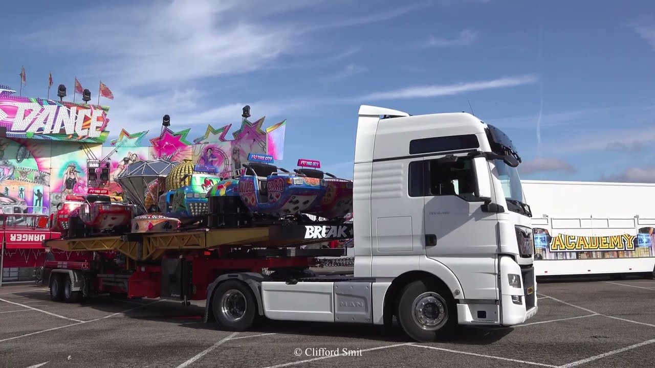 Kermis Beverwijk 2026 Transport en opbouw Deel 3