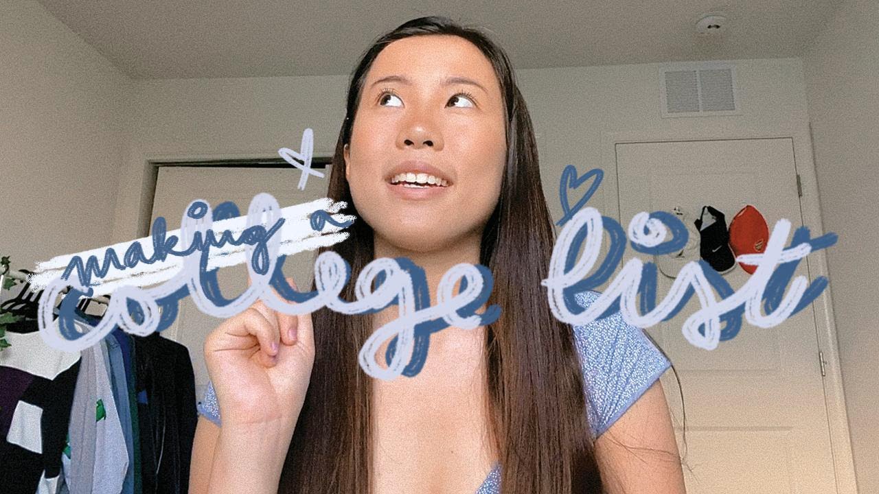 how i made my college list, step by step!