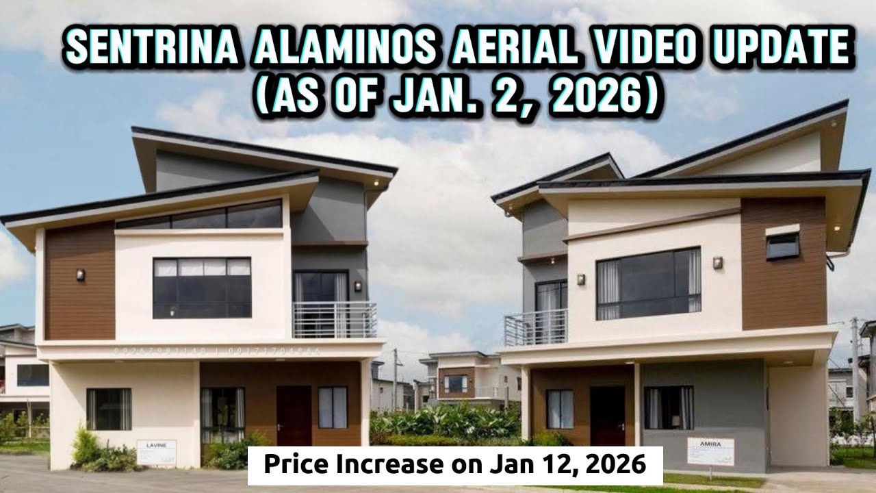 Sentrina Alaminos Aerial Video Update (As of Jan 2, 2026)