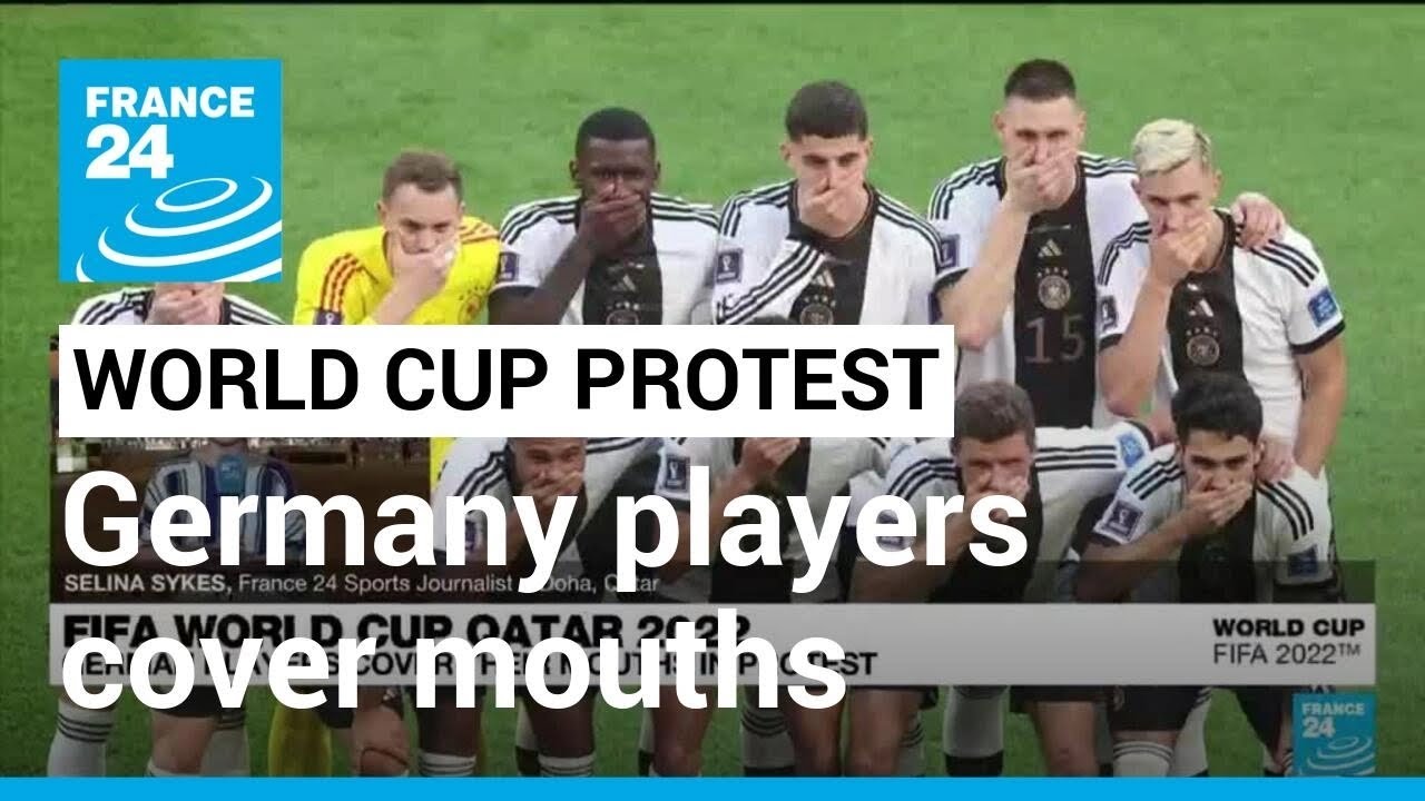 Germany players cover mouths in protest for World Cup photo amid armband row • FRANCE 24 English