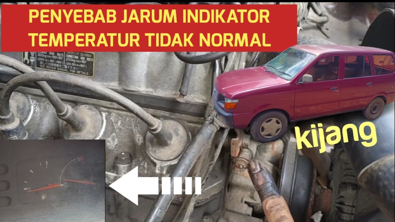 Причины ненормального индикатора температуры на TOYOTA KIJANG @ray12