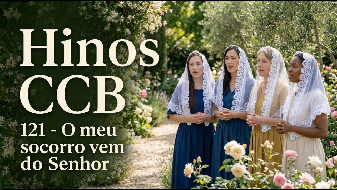 Hino 121 CCB Cantado em Coral • O meu socorro vem do Senhor • Para Acalmar a Alma e Orar