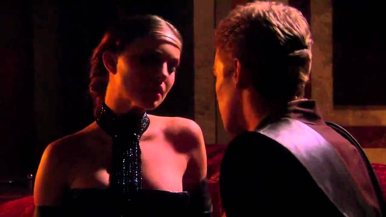 Anakin Skywalker (trying to seduce Padme and being a drama queen later on)