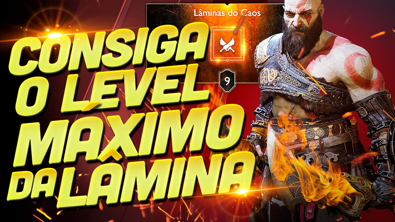 COMO DEIXAR AS LÂMINAS DO CAOS NO NÍVEL 9 EM GOD OF WAR RAGNAROK - TODAS AS CHAMAS DO CAOS
