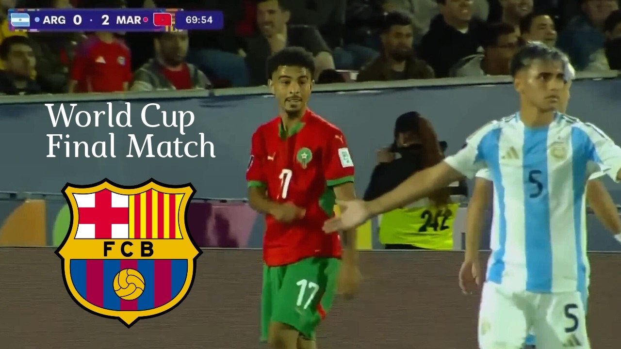 Gessime Yassine At World Cup U 20 Final Match VS Argentina - Welcome To Barcelona ??