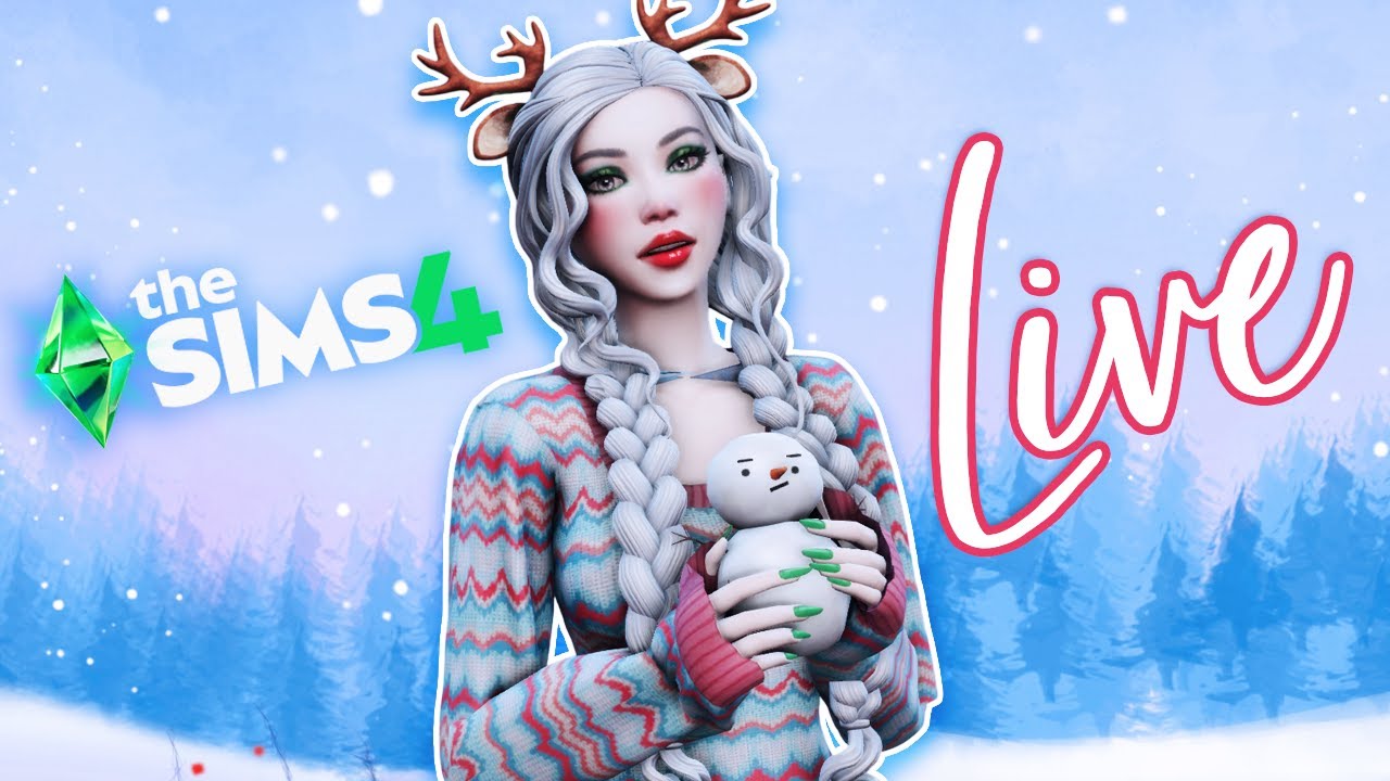 Budujemy Zimowy Domek w The Sims 4 ❄️ LIVE