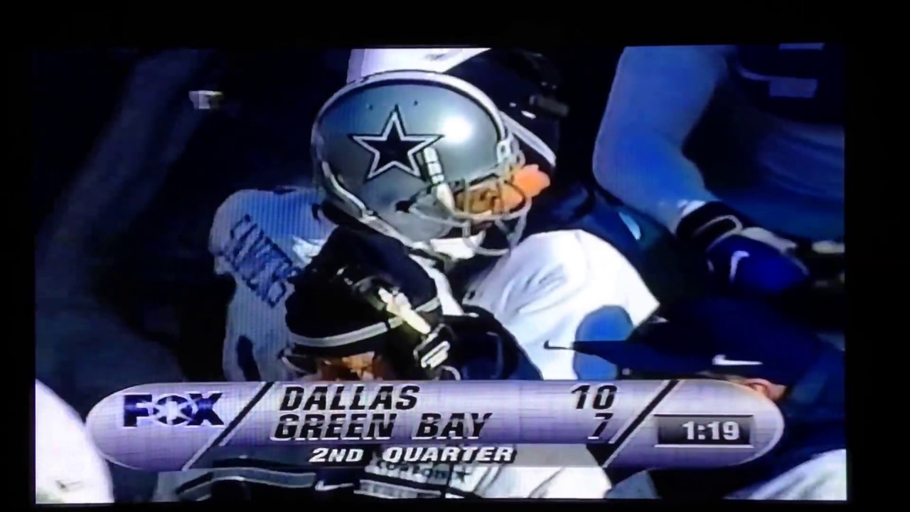 1997 Dallas@Green Bay Deion Sanders 50yd INT return for TD