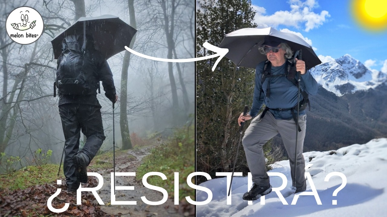 Este PARAGUAS ULTRALIGHT puede CAMBIAR tu OPINIÓN☂️⛰️