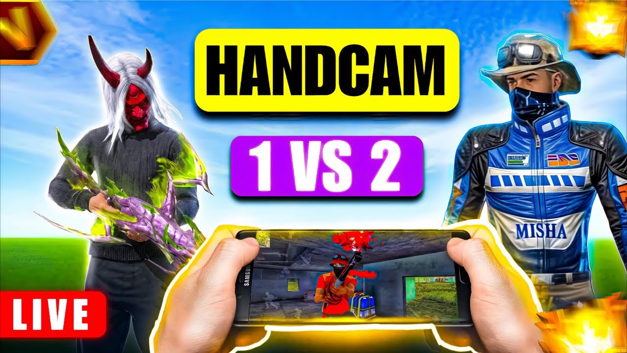 ⚡ Handcam Live Stream | 4v4 Custom | Headshot + One Tap Show 💯 #raistar