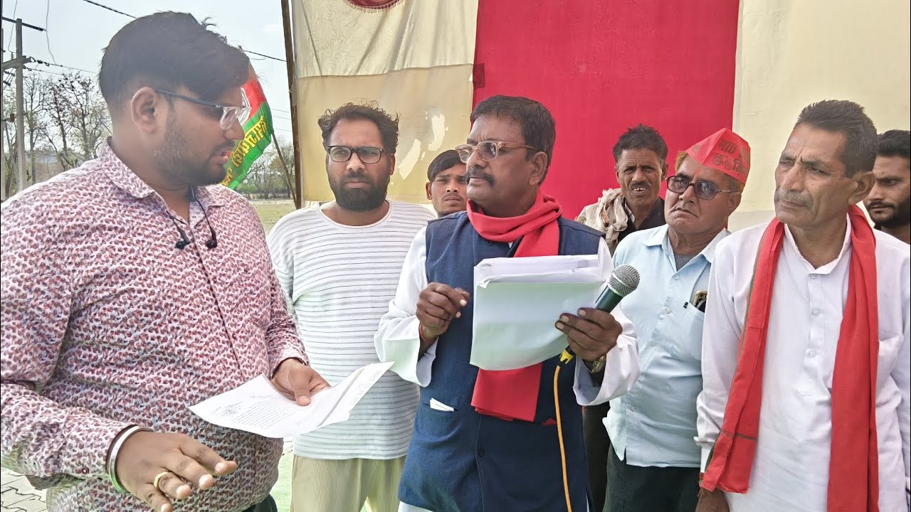 जतारा में समाजवादी पार्टी का धरना प्रदर्शन बिजली विभाग के खिलाफ एक दिवसीय आंदोलन हल्ला बोल पोल खोल 