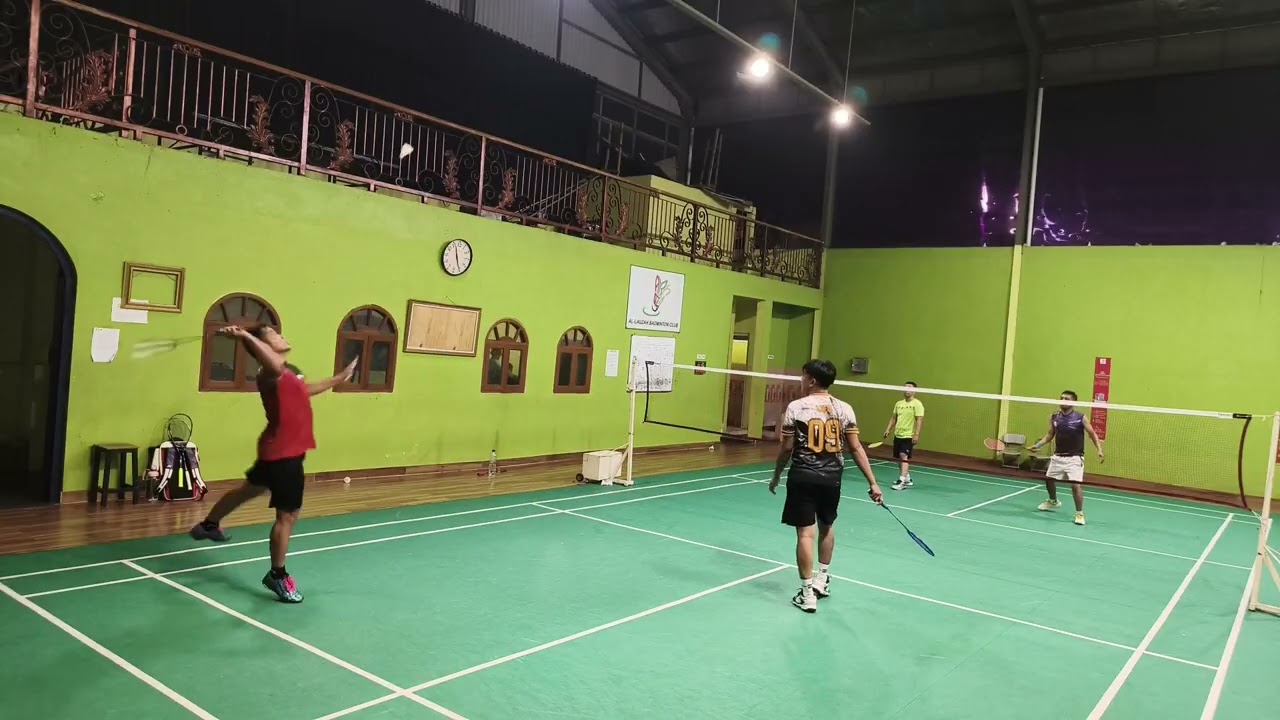 Zukri/Ajo🥇vs Joko/Pur #Allauzah #BadmintonIndonesia #Badminton 🎗️✨🥊