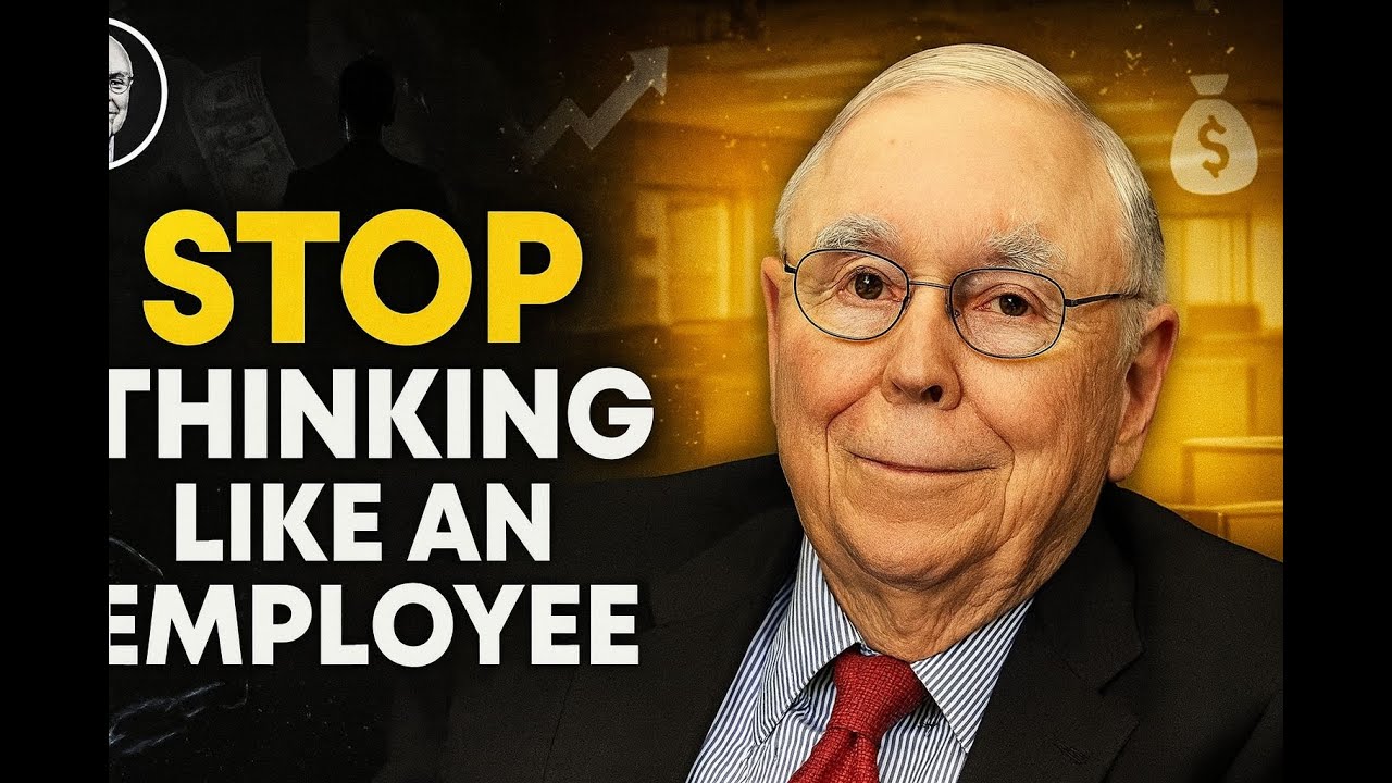 Charlie Munger: Stop Thinking Like an Employee — It’s Keeping You Broke