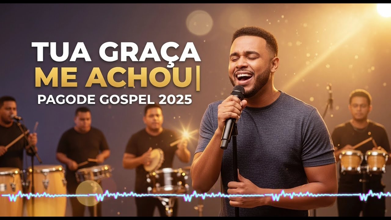 TUA GRAÇA ME ACHOU | PAGODE GOSPEL 2025 | LOUVOR QUE TRANSFORMA CORAÇÕES