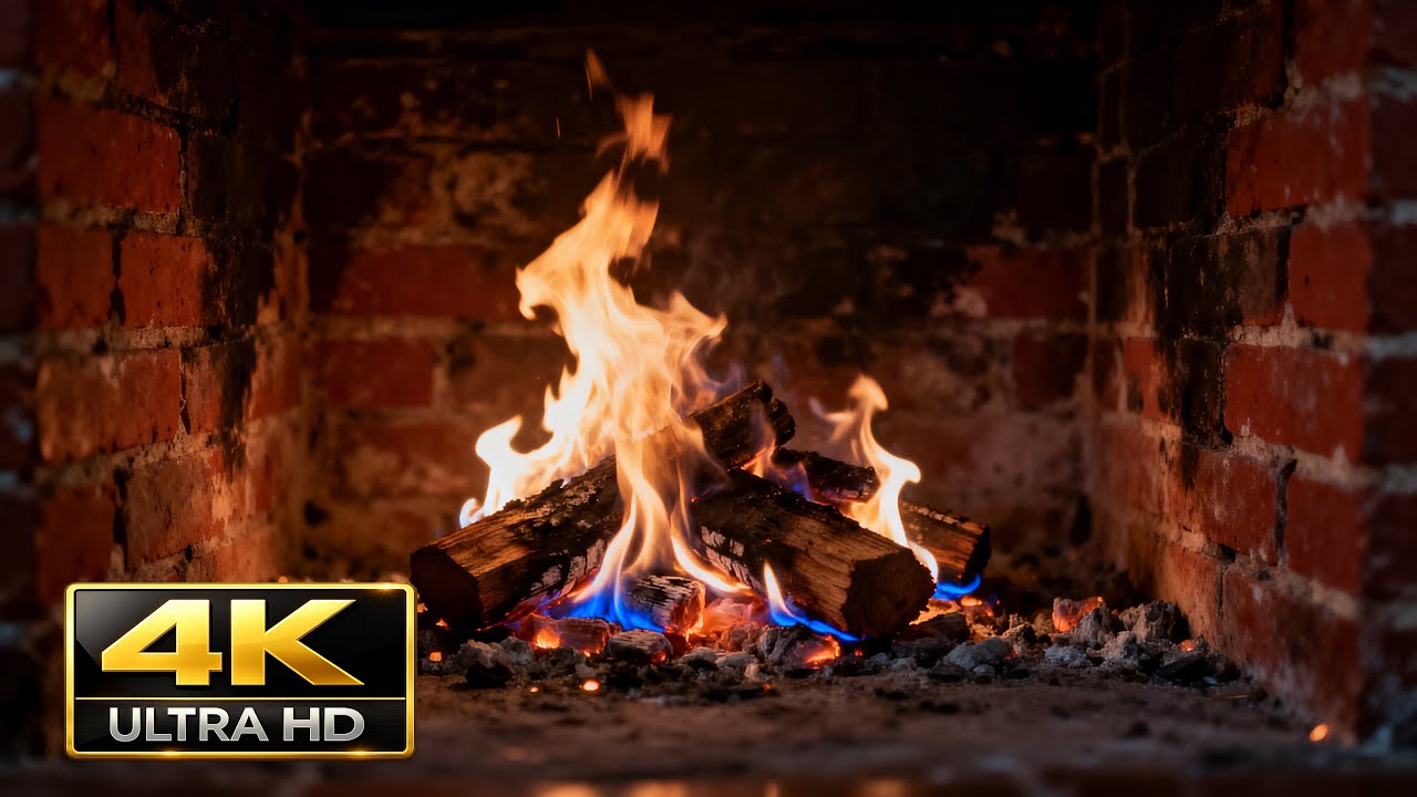 🔥 Crackling Fireplace Ambience for Sleep & Study | 3 Hours
