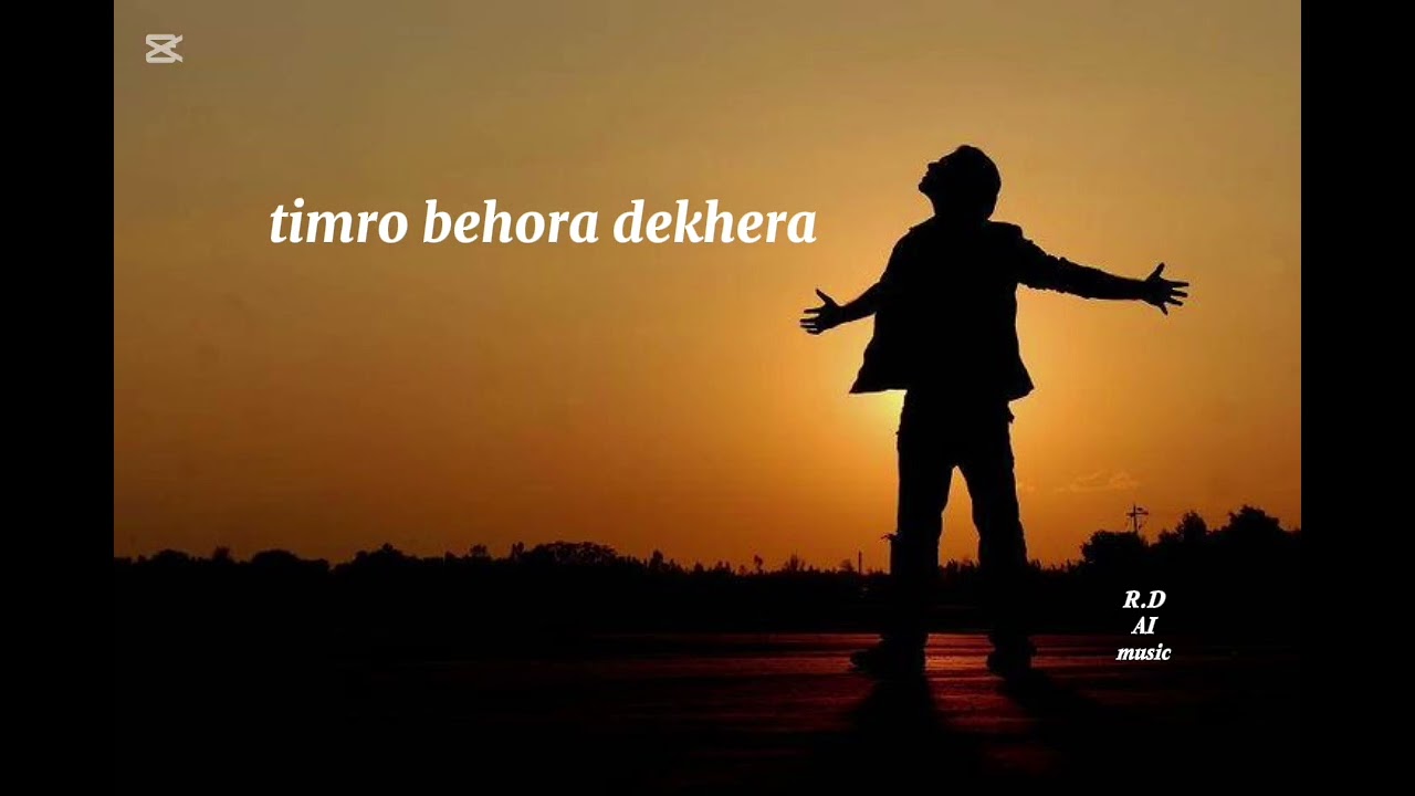 Timro behora dekhera/R.D AI music