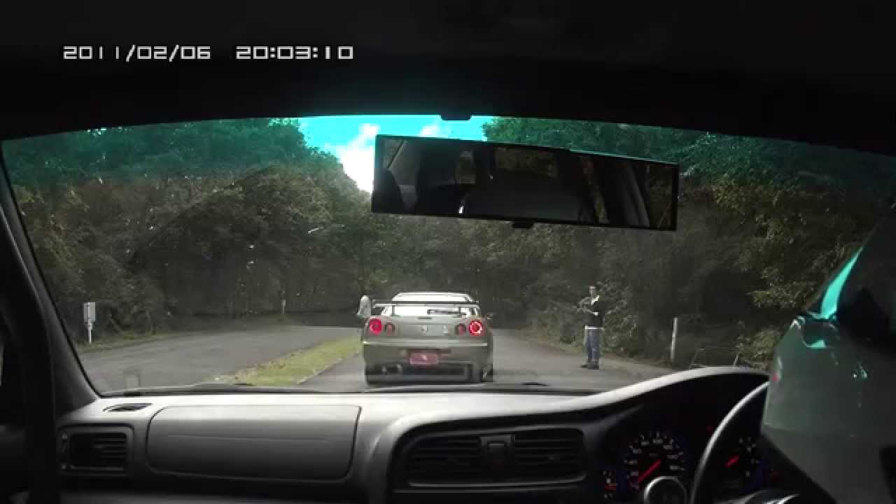 【全開峠バトル150km/h超え】 群サイ一周フリーラン BE5レガシィB4 vs BNR34スカイラインGT-R