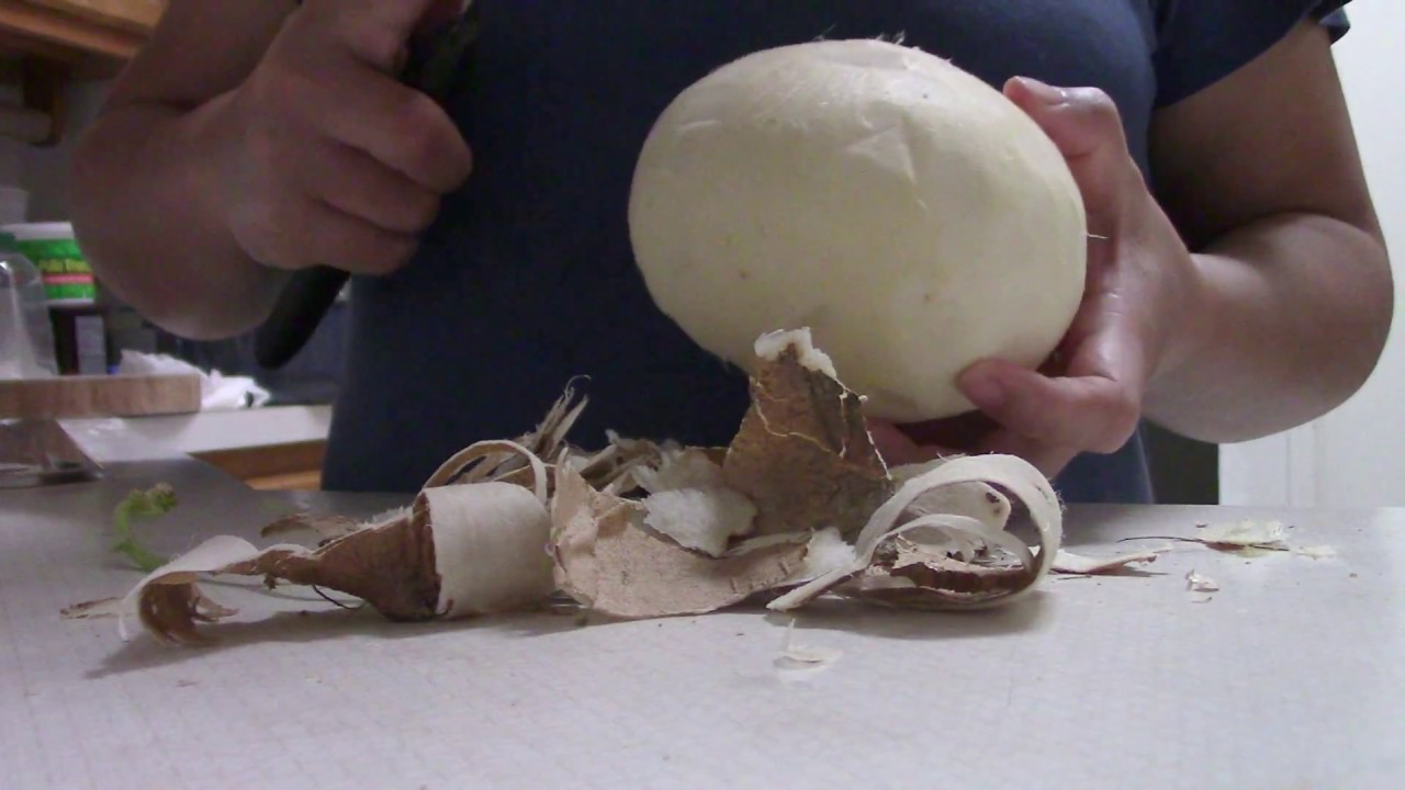 How to Peel Jicama (Stubborn Skin) Root at Home | Peeling Jicama Easily