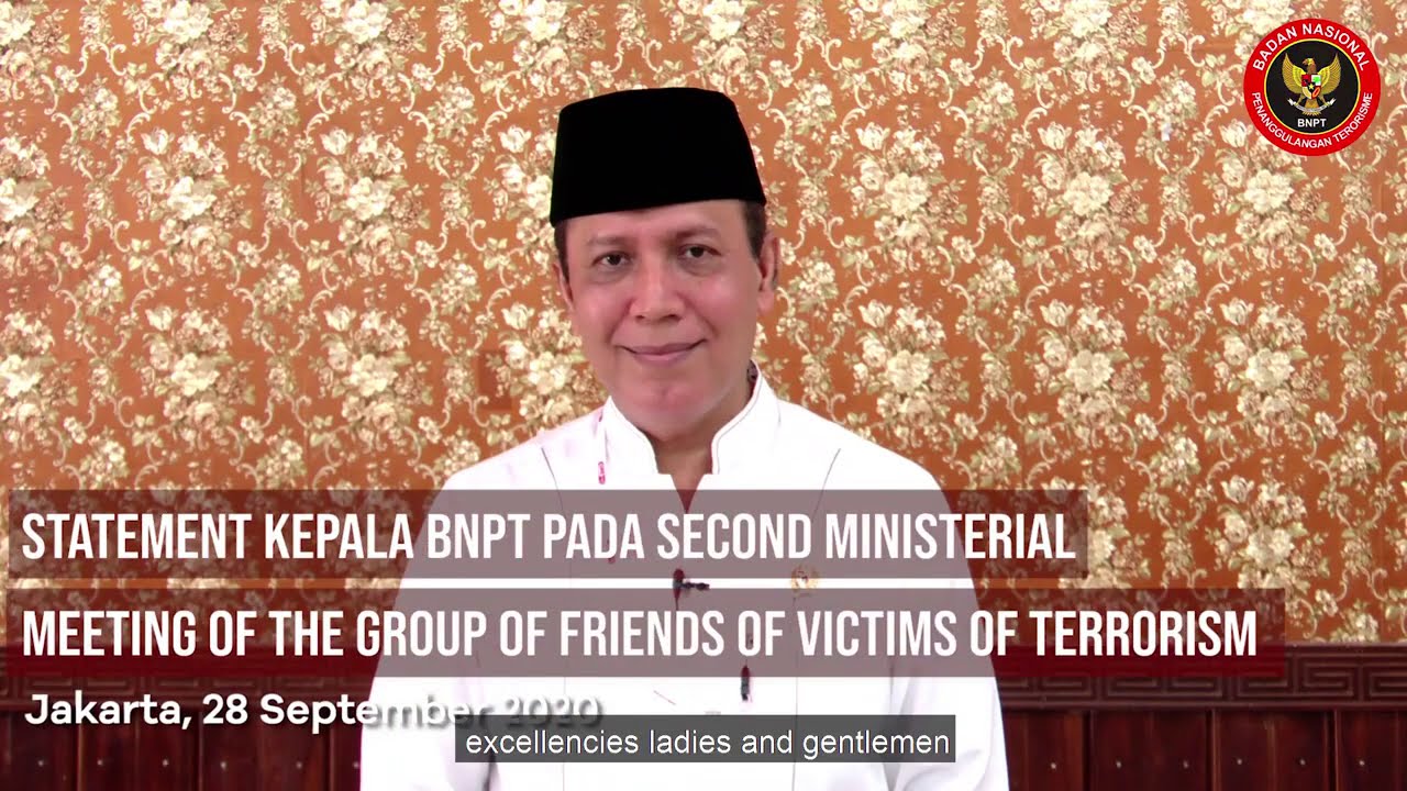 #HUMASBNPT: Pertemuan Second Ministerial Meeting of the Group of Friends of Victims of Terrorism