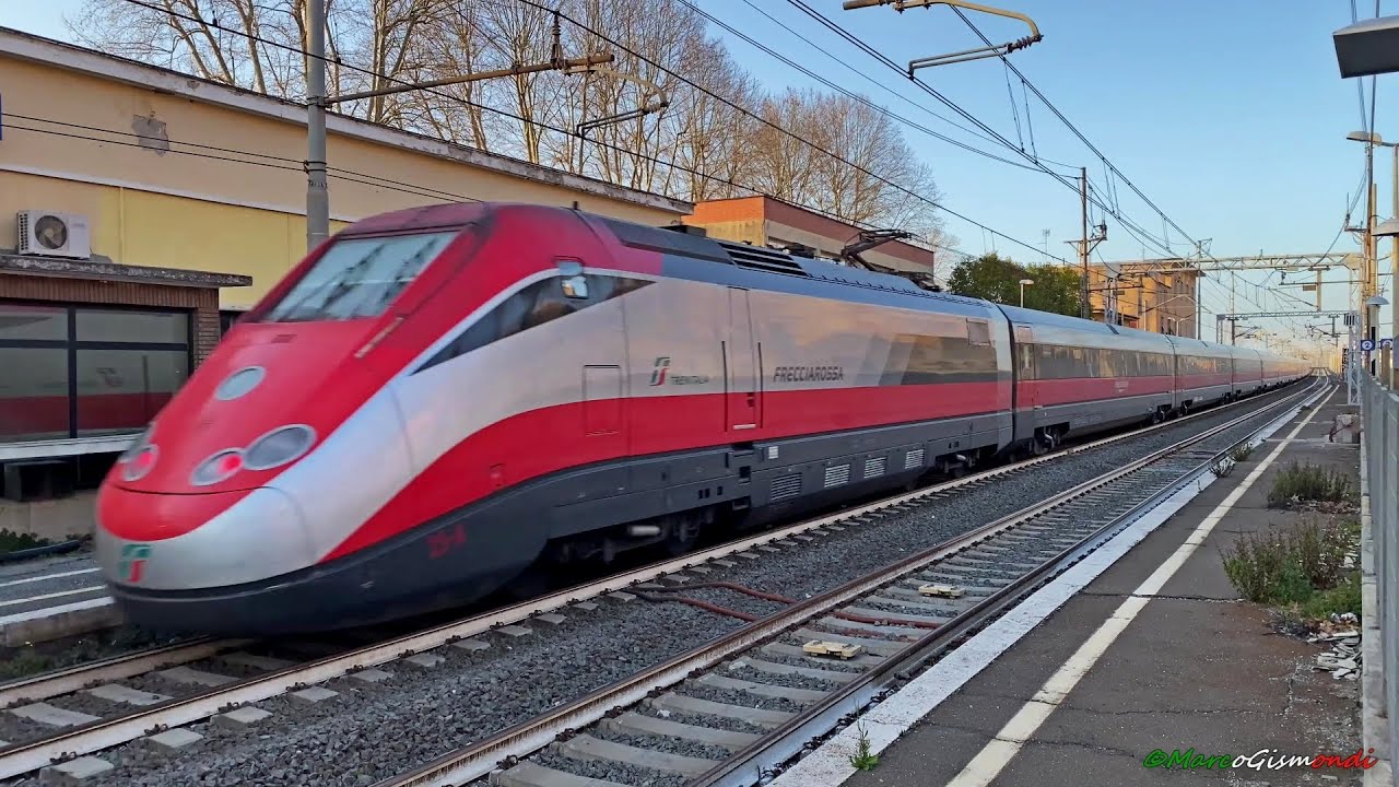 Treni AV in Transito Stazione Settebagni - Frecciarossa, Italo NTV / EVO, Intercity, regionali