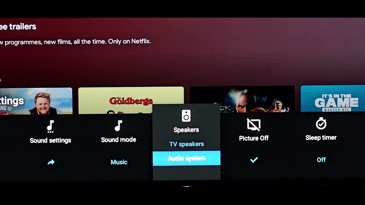 Sonos beam overriding Sony Bravia TV speakers setting