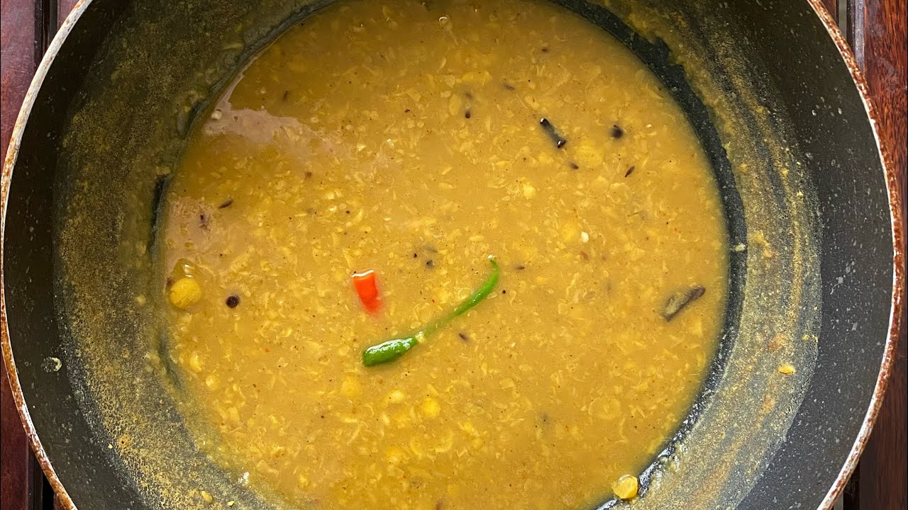 Bengali chholar dal easy recipe