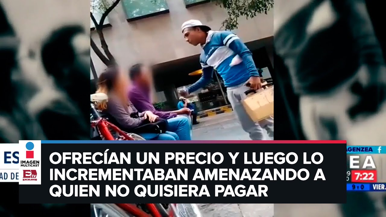 Huyen supuestos boleros que extorsionaban a transeúntes en el Centro Histórico de la CDMX