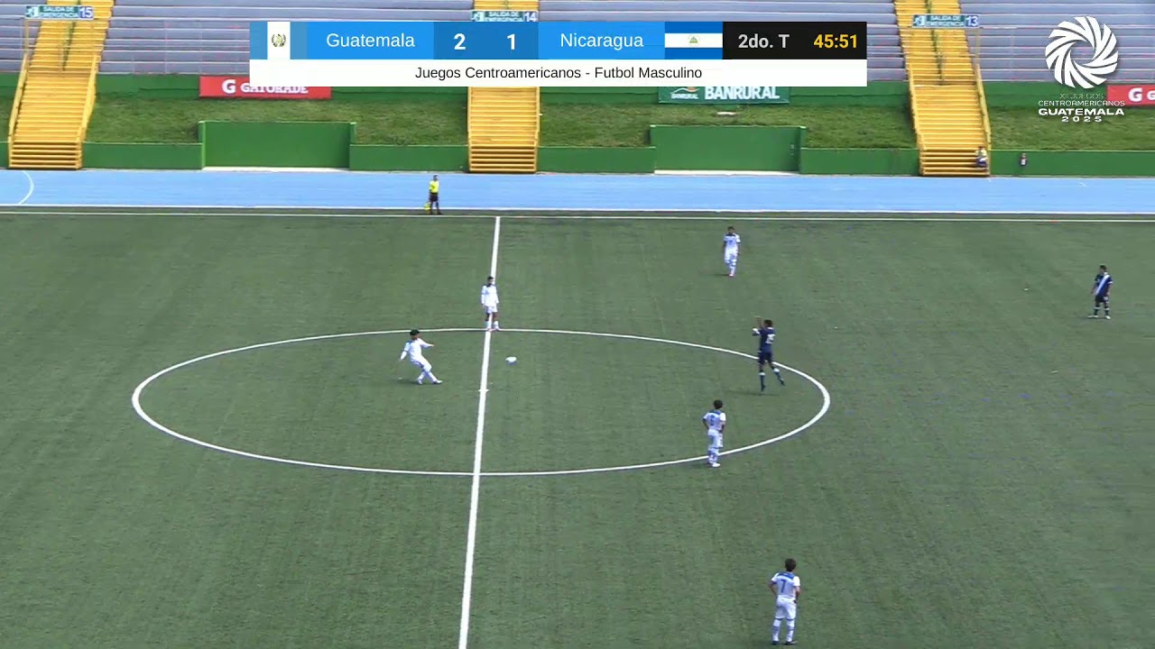 - JUEGOS CENTROAMERICANOS - Fútbol Masculino - Guatemala Vs Nicaragua