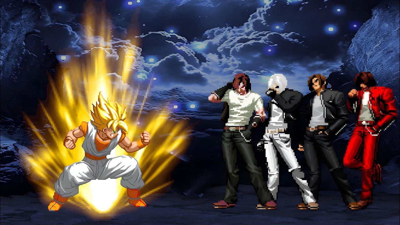 [DBZ vs KOF] Goku Hell 7P vs Super Kyo Team