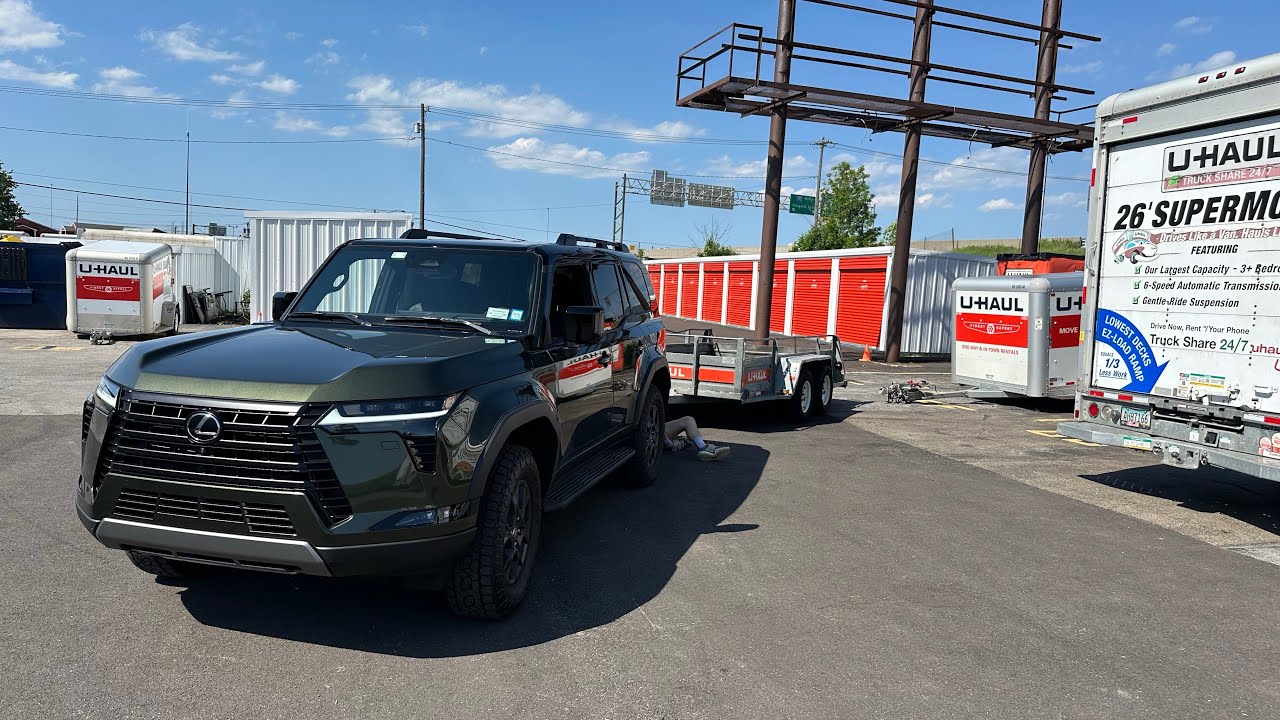 Буксировка с помощью моего Lexus GX550 — настройка, режим движения и 5600 фунтов сзади!