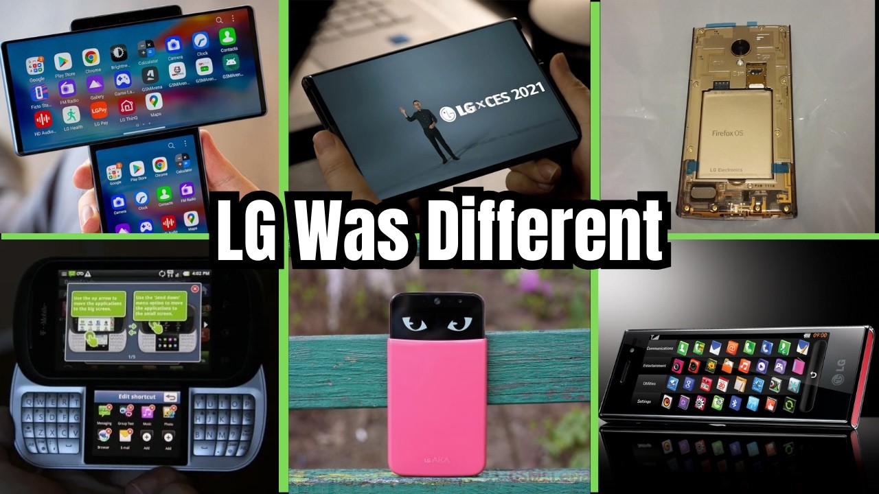 12 самых безумных телефонов LG, в существование которых вы не поверите.
