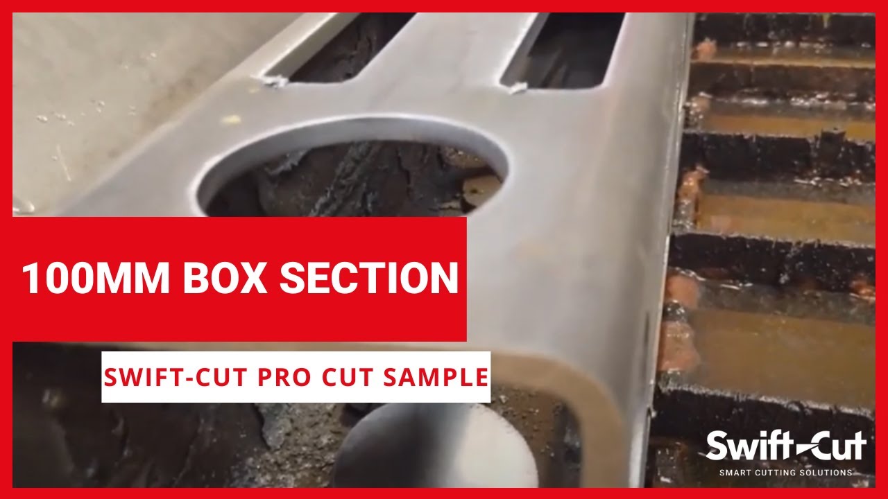 Swift-Cut Pro cutting 100mm box section - Swift-Cut