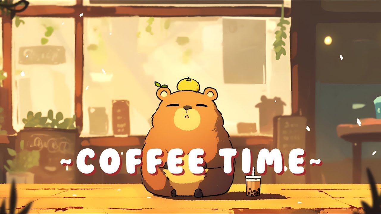 [60 Minutes] Capybara Music Corner - Cozy Japanese Lofi Mix ~ Calm Energy ~ 🦫 🌙 📖