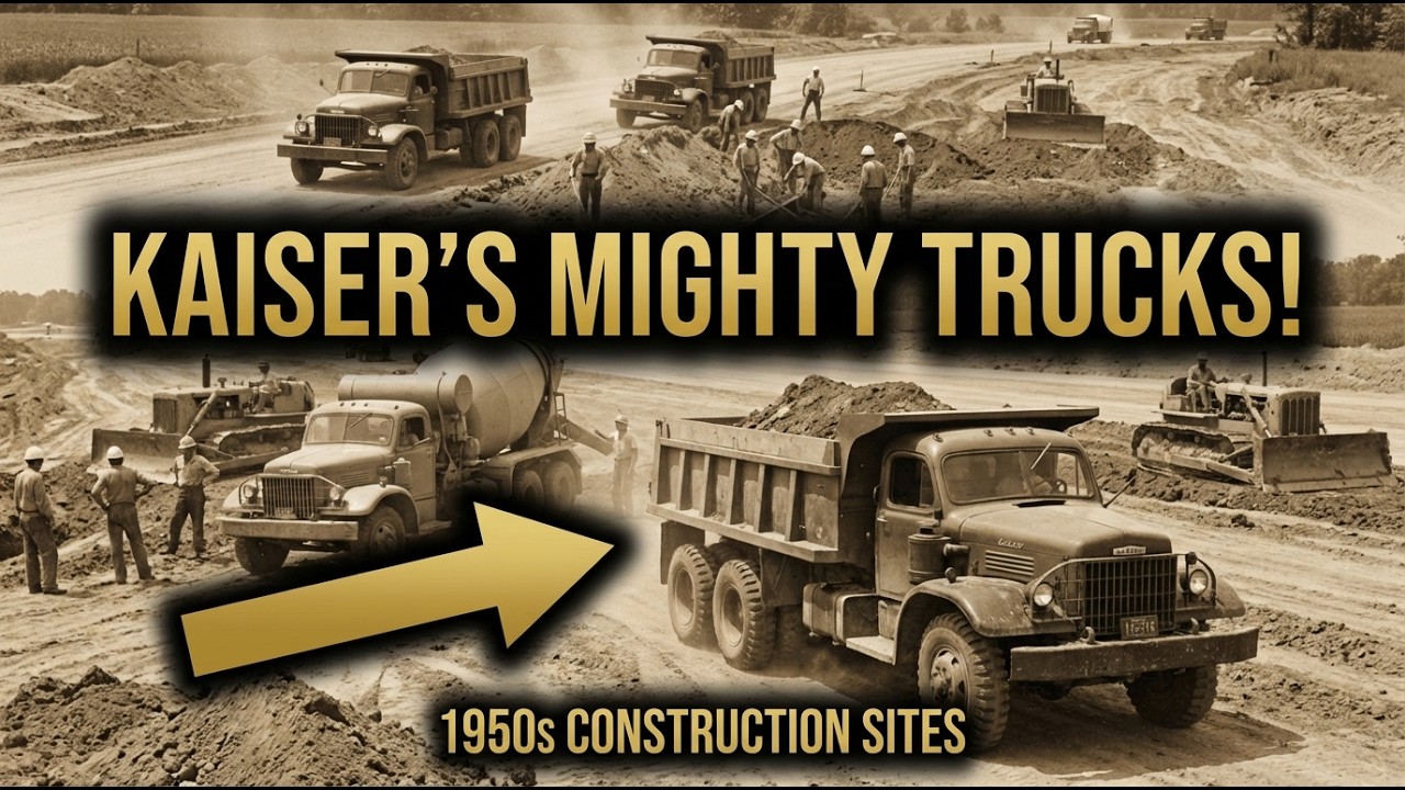 Nobody Took Kaiser Trucks Seriously Then They Showed Up on the Job Site 1950