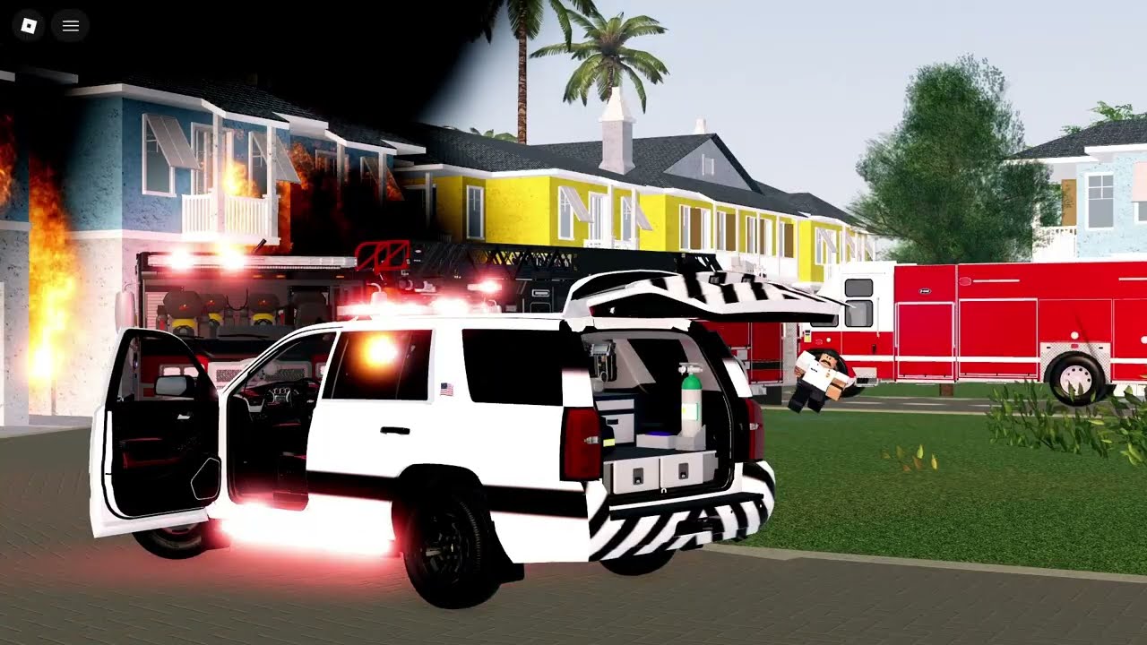Fully Involved 3 Apartment Fire | Multi Agency Response
