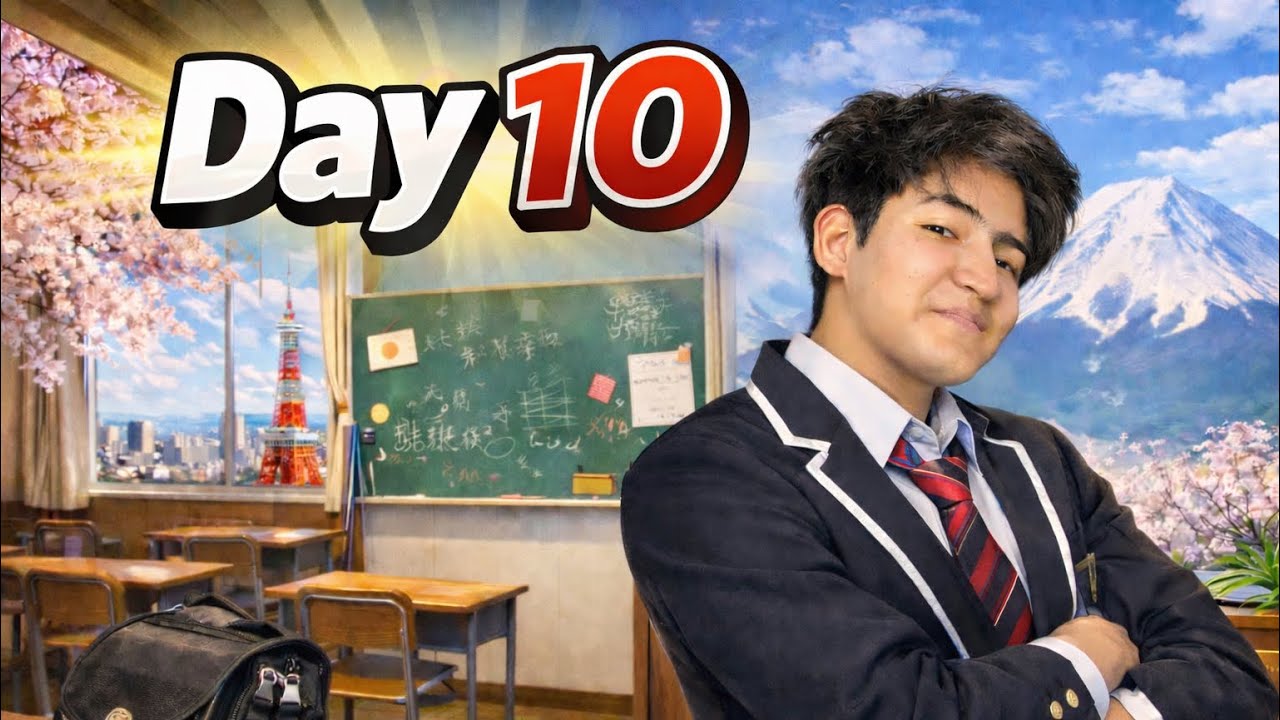 Day 10 in a life of Japan highschool student 🇯🇵