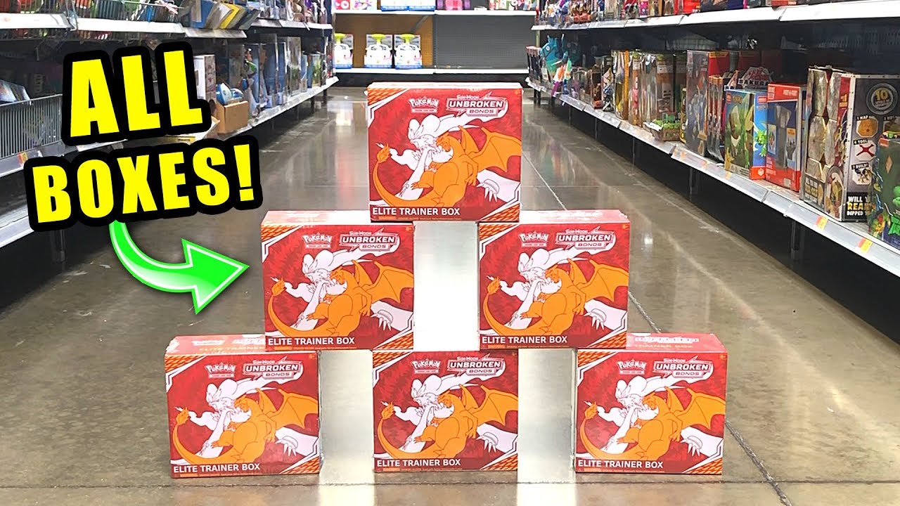 *BUYING EVERY BOX OF POKEMON CARDS AT WALMART!* Opening NEW UNBROKEN BONDS Packs With ULTRA RARE!