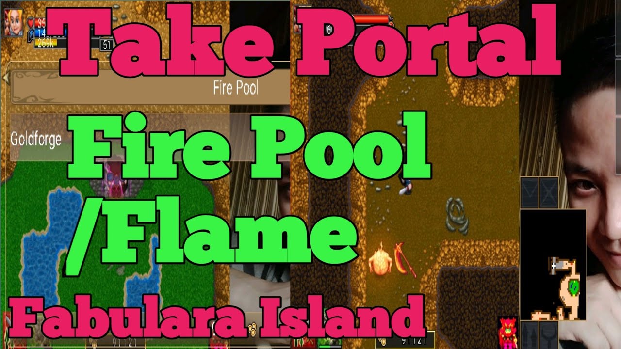 Tutorial take portal flame/fire pool fabulara tibiame