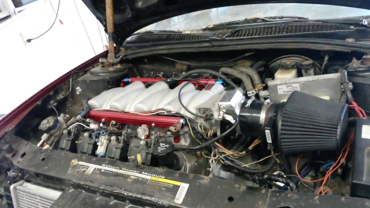 LS4 V8 Swap Saturn Cold Start and Walk-around