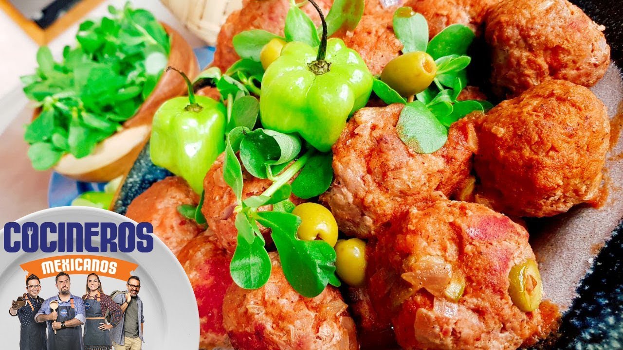 Receta: Albóndigas entomatadas con habanero | Cocineros Mexicanos