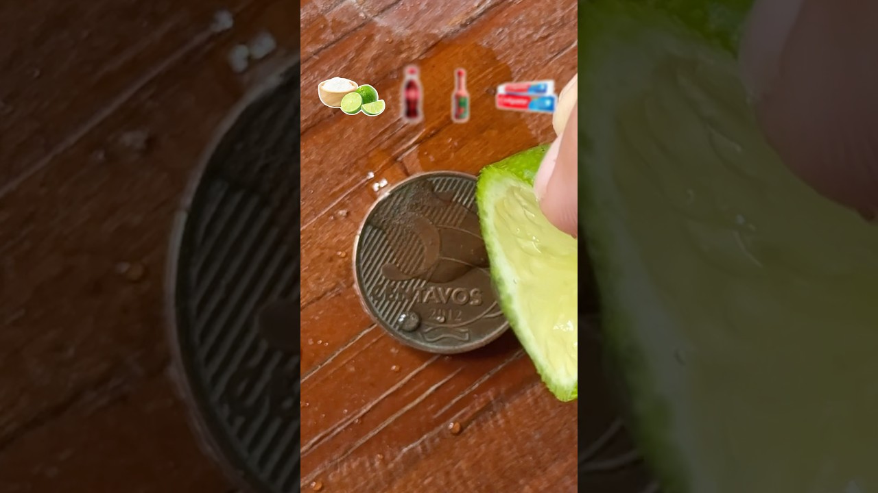 Qual PRODUTO será capaz de LIMPAR A MOEDA? 🪙 